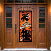 Vintage Halloween Door Cover
